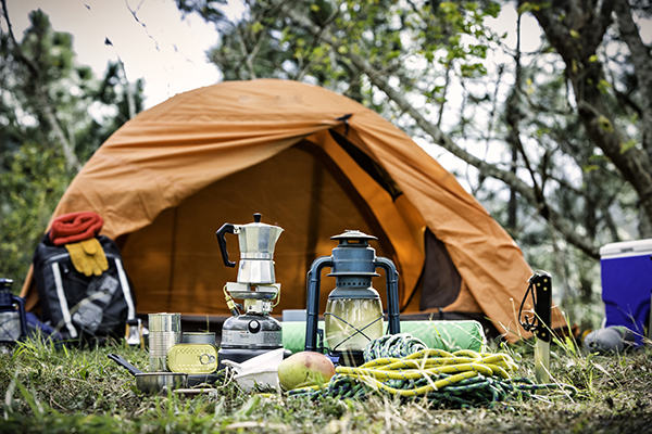 Tent and camping equipment