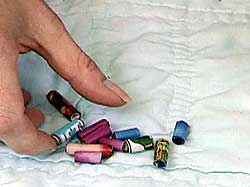 Recycled paper beads Recycled paper beads