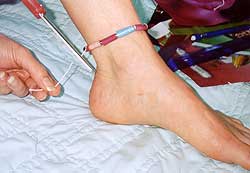 Bead ankle bracelet Bead ankle bracelet