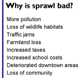Why is sprawl bad?