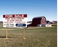 Michigan farmland for sale. Copyright Michigan Land Use Institute, photography by Patrick Owen