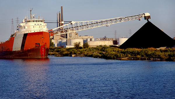 Coal Ship Unloading