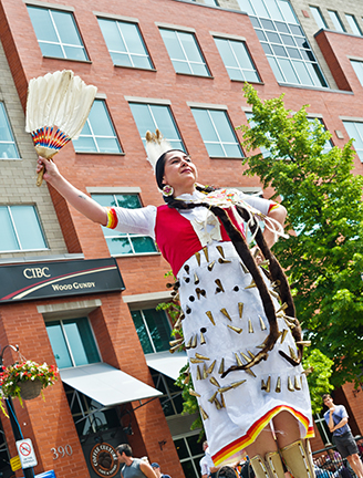 Ojibway woman dancer Ojibway woman dancer