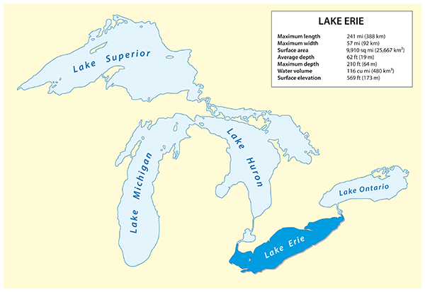 Map - Lake Erie 