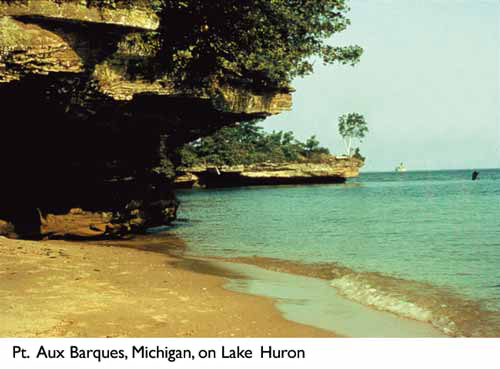 Pt. Aux Barques, Michigan, on Lake Huron