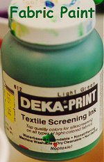 Fabric paint bottle Fabric paint bottle
